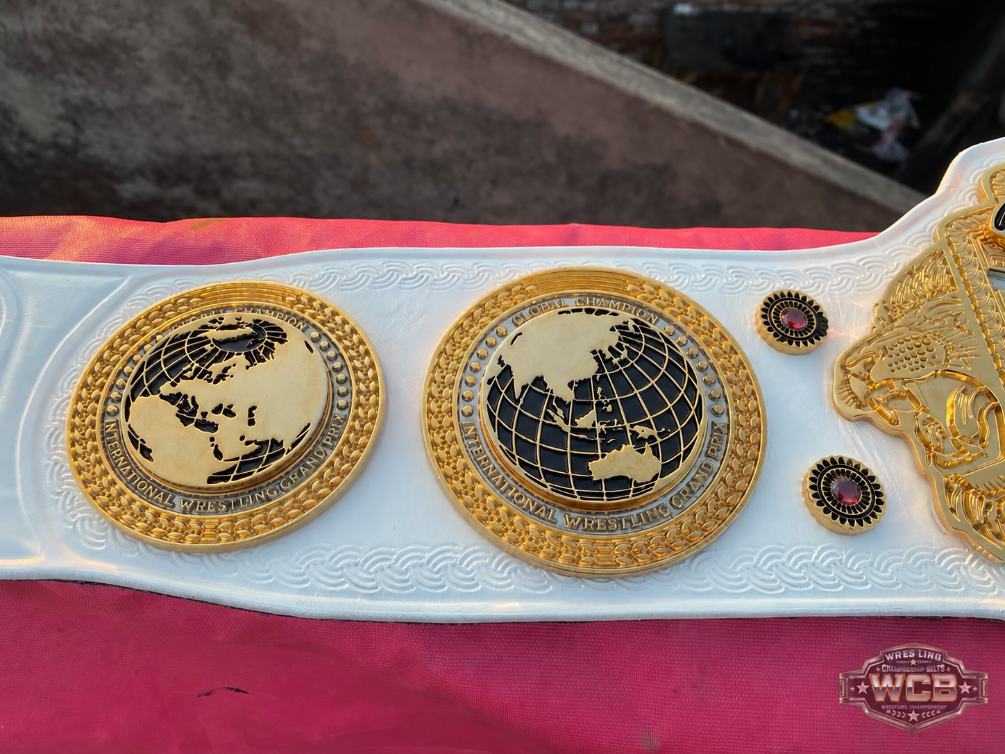 The 24K GOLD Global IWGP Premium CNC Championship Belt Replica