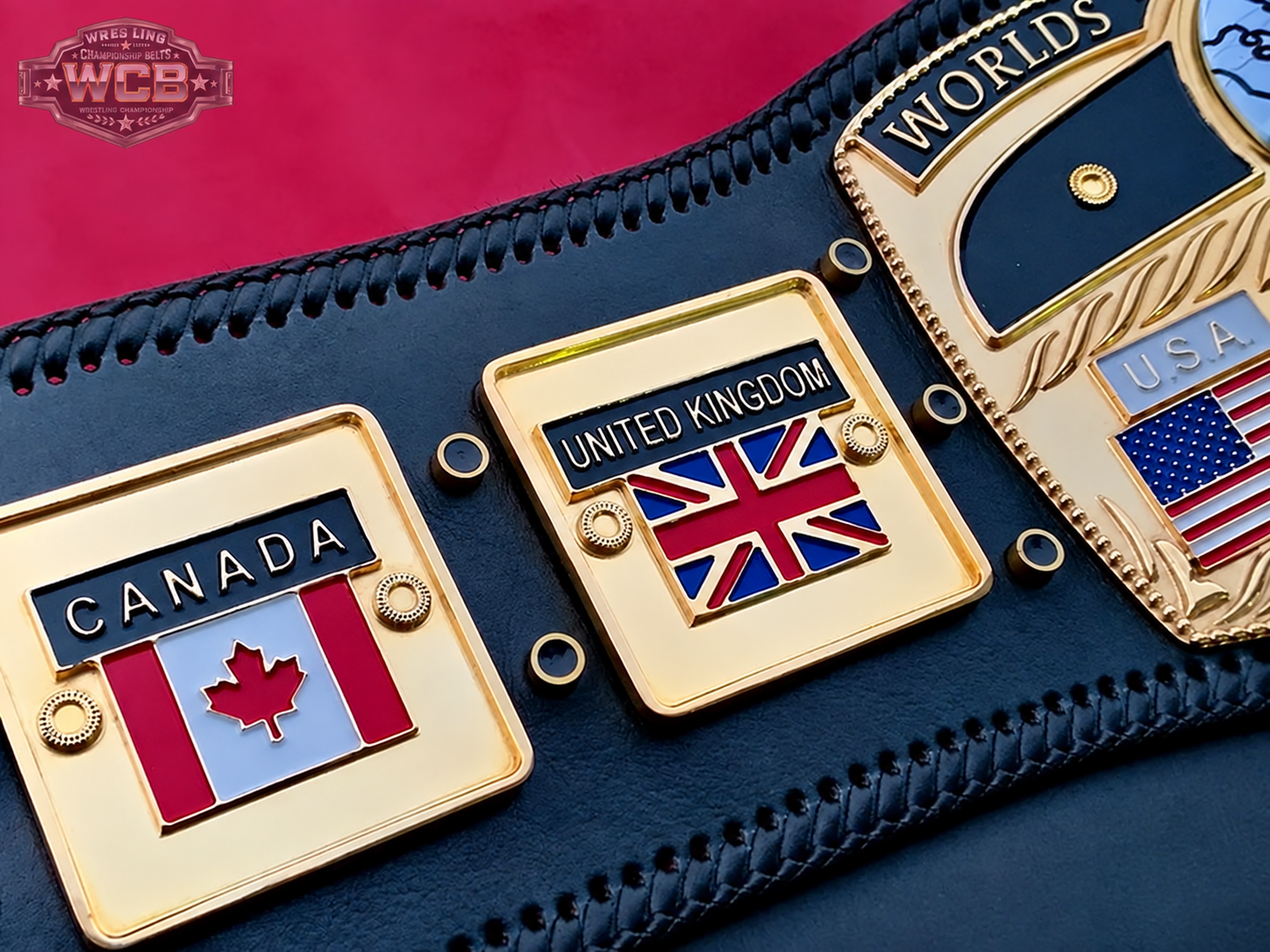 24K GOLD NWA Premium Domed Globe CNC  Championship Belt
