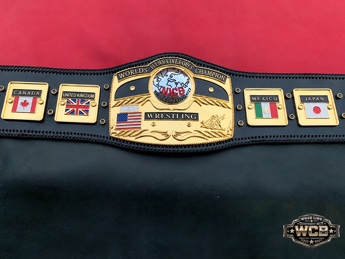 24K GOLD NWA Premium Domed Globe CNC  Championship Belt
