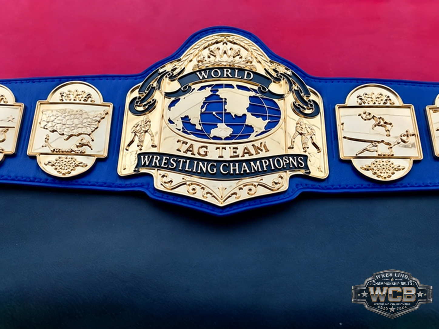 24K Gold NWA Tag Team Heavyweight Championship Belt