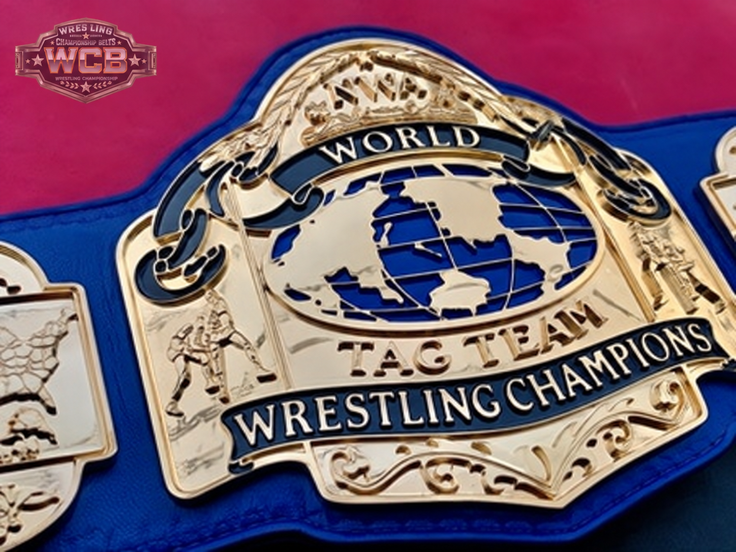 24K Gold NWA Tag Team Heavyweight Championship Belt