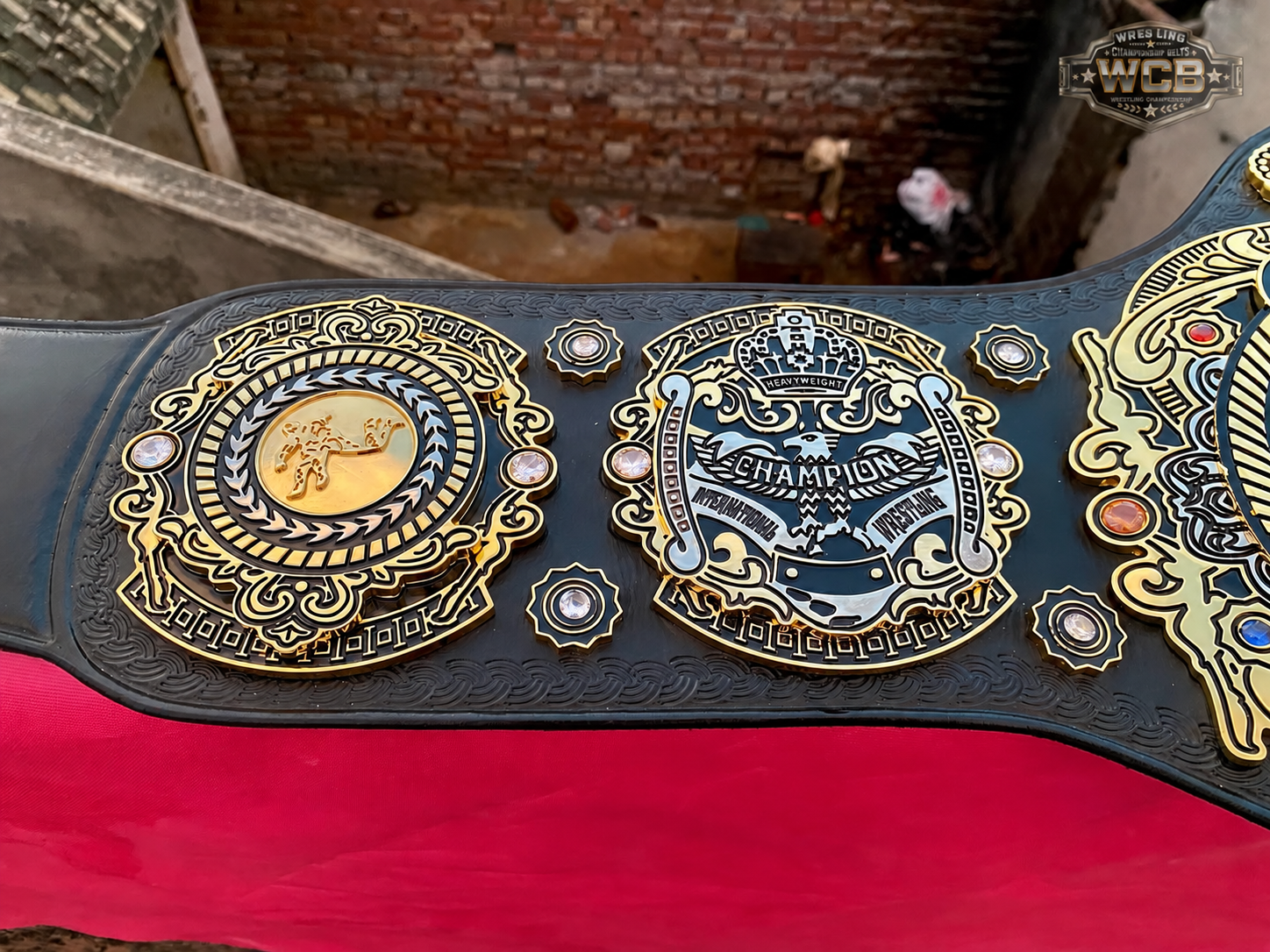 24K GOLD Tripple Crown World Heavyweight Premium CNC Championship Belt