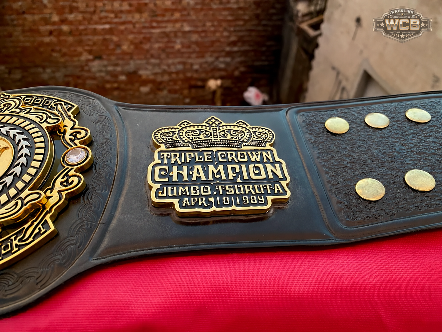 24K GOLD Tripple Crown World Heavyweight Premium CNC Championship Belt
