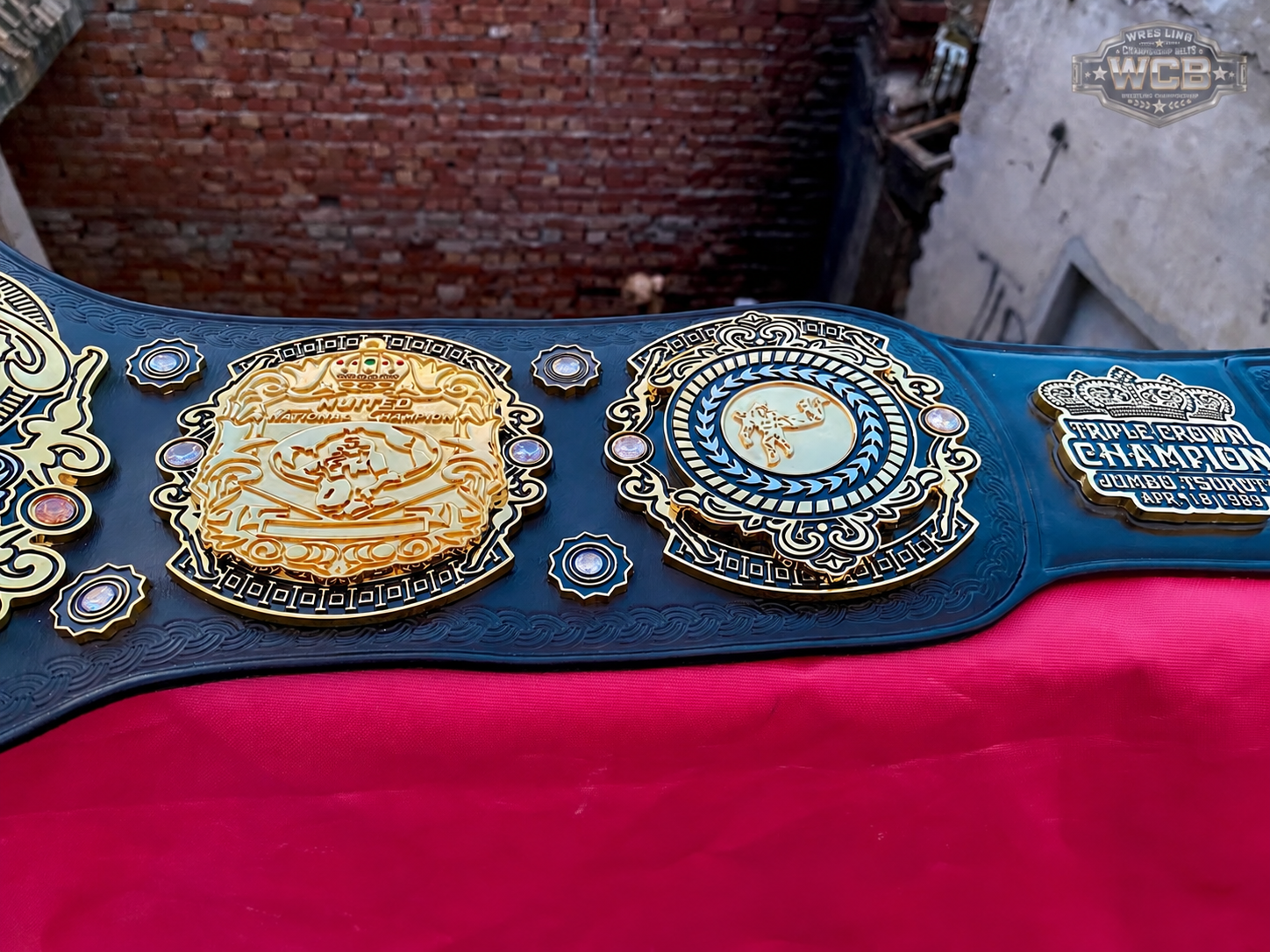 24K GOLD Tripple Crown World Heavyweight Premium CNC Championship Belt