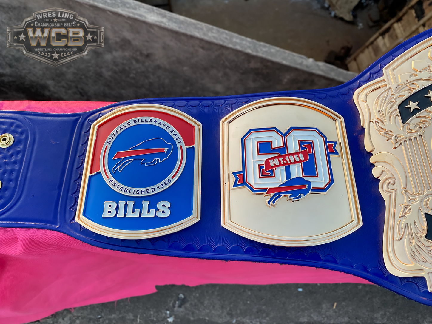 The 24K GOLD NFL Buffalo Bills Mafia Premium CNC Championship Belt Replica