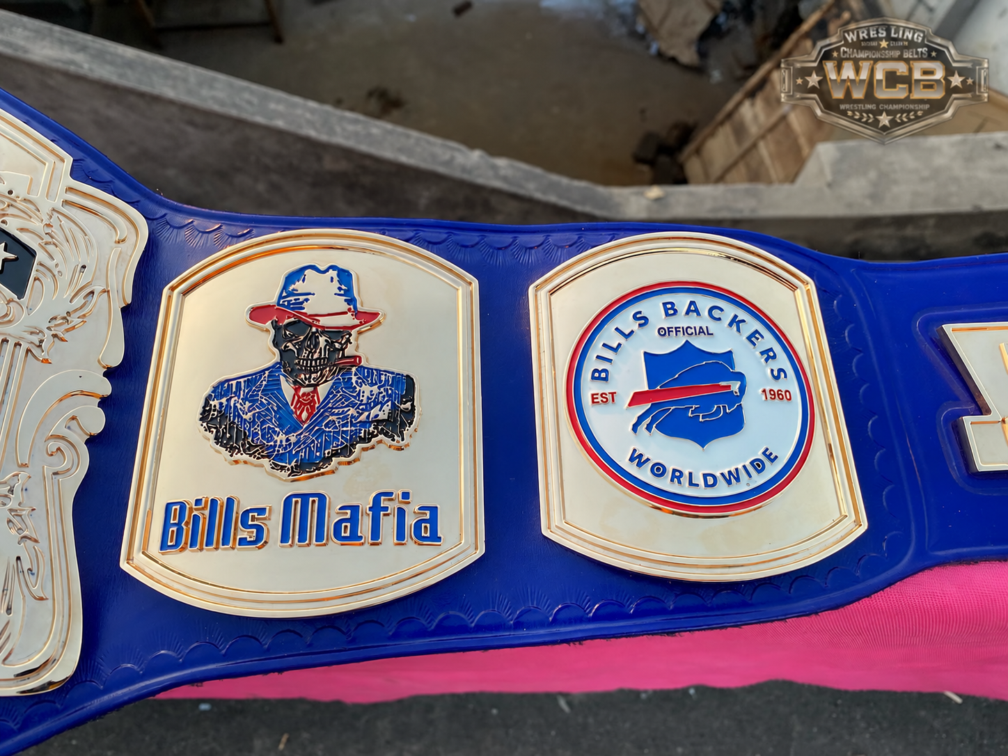 The 24K GOLD NFL Buffalo Bills Mafia Premium CNC Championship Belt Replica