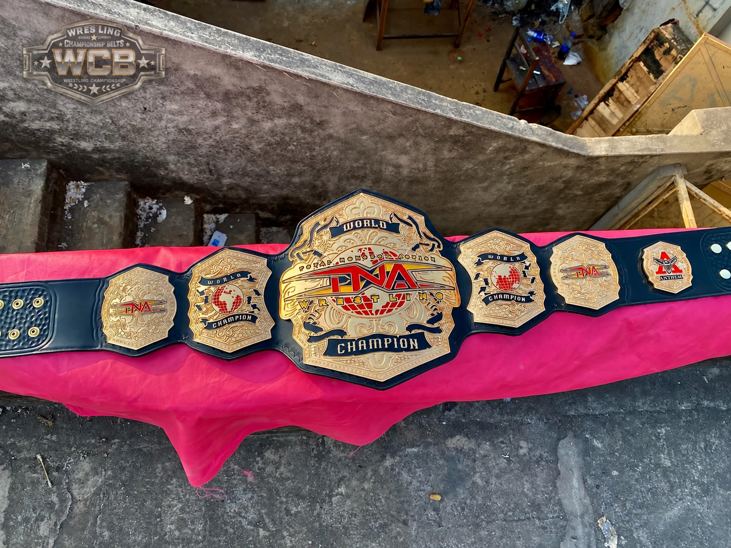 The 24K GOLD TNA World Champion Premium CNC Championship Belt Replica