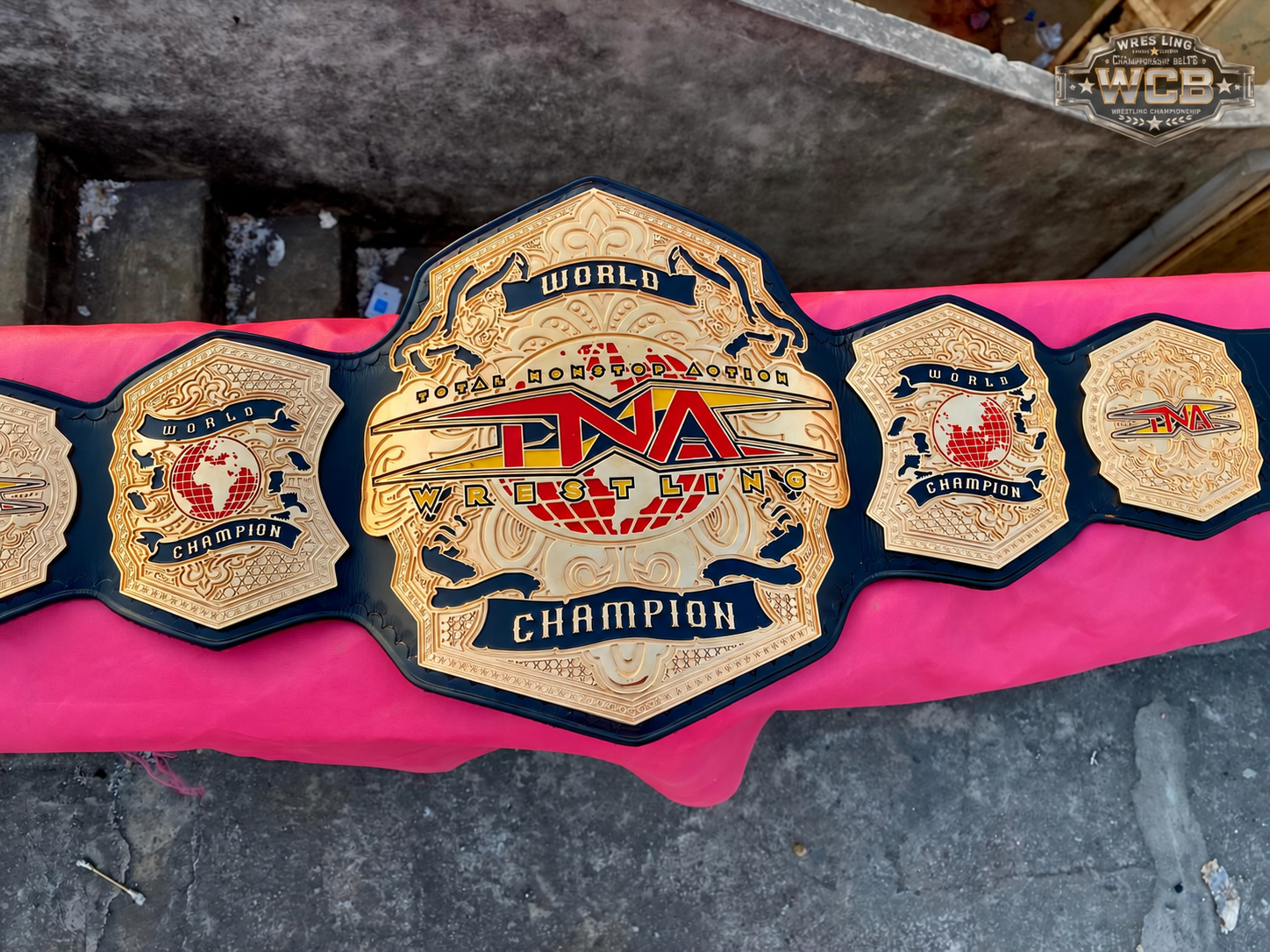 The 24K GOLD TNA World Champion Premium CNC Championship Belt Replica