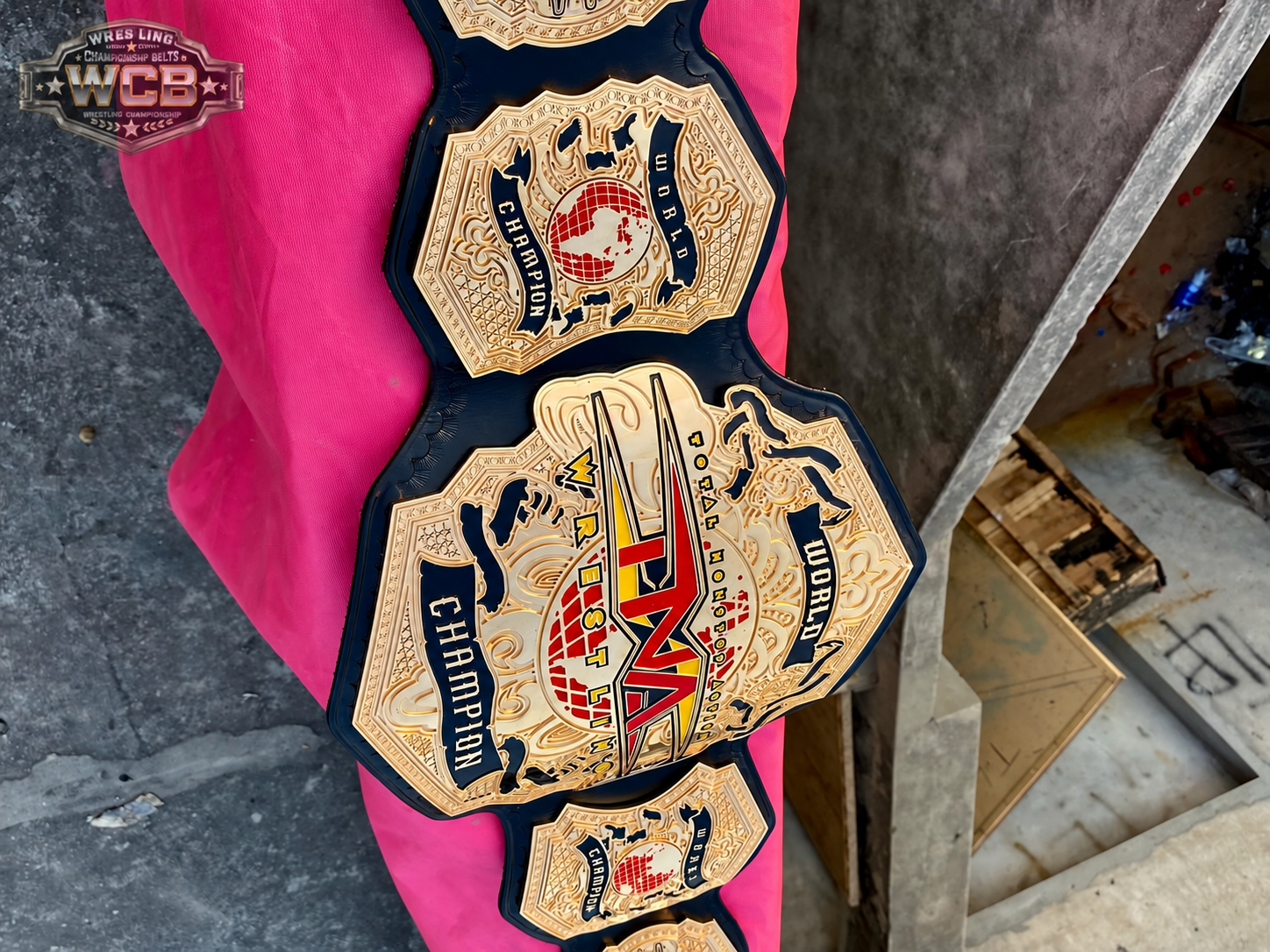 The 24K GOLD TNA World Champion Premium CNC Championship Belt Replica