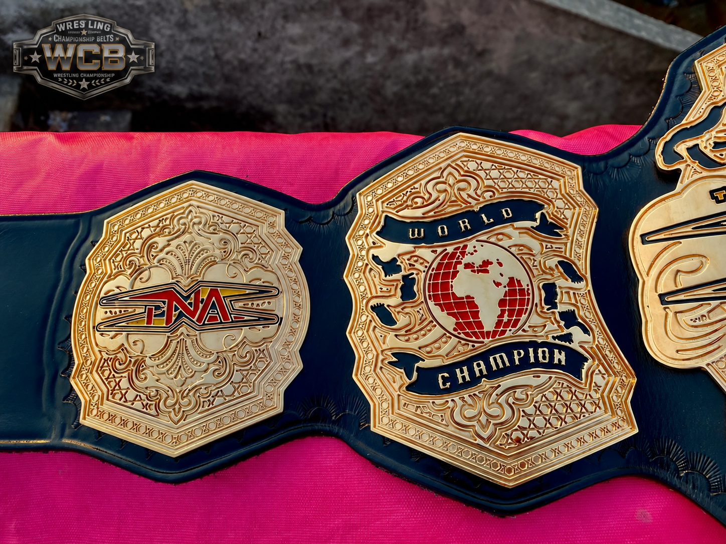 The 24K GOLD TNA World Champion Premium CNC Championship Belt Replica