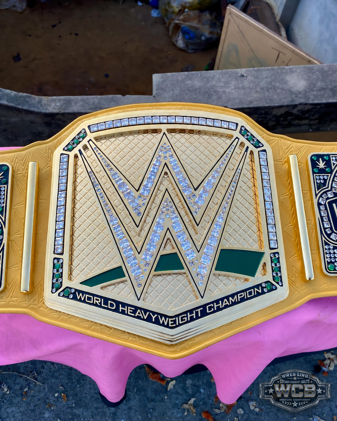 The 24K GOLD Wrestle Mania Premium CNC Championship Belt Replica