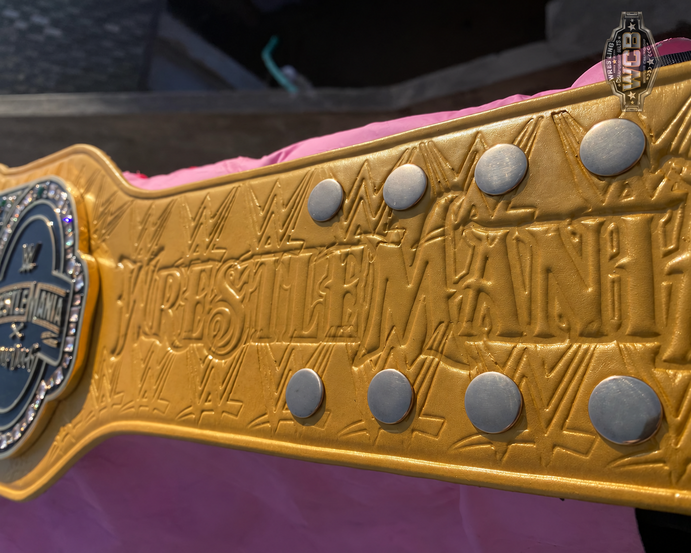 The 24K GOLD Wrestle Mania Premium CNC Championship Belt Replica