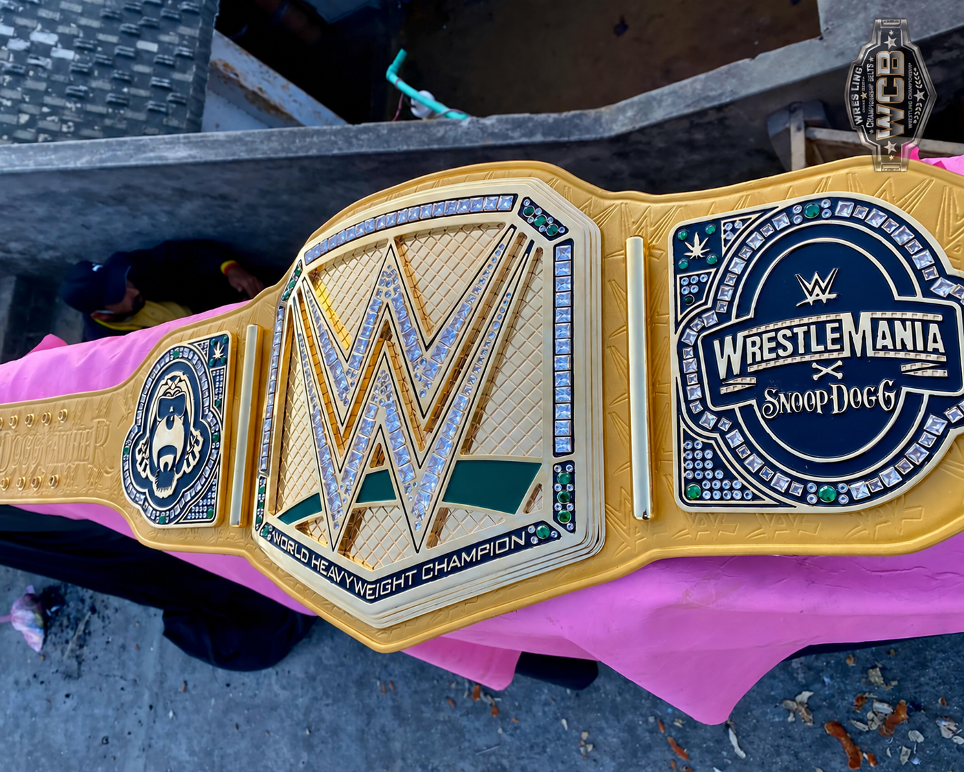 The 24K GOLD Wrestle Mania Premium CNC Championship Belt Replica