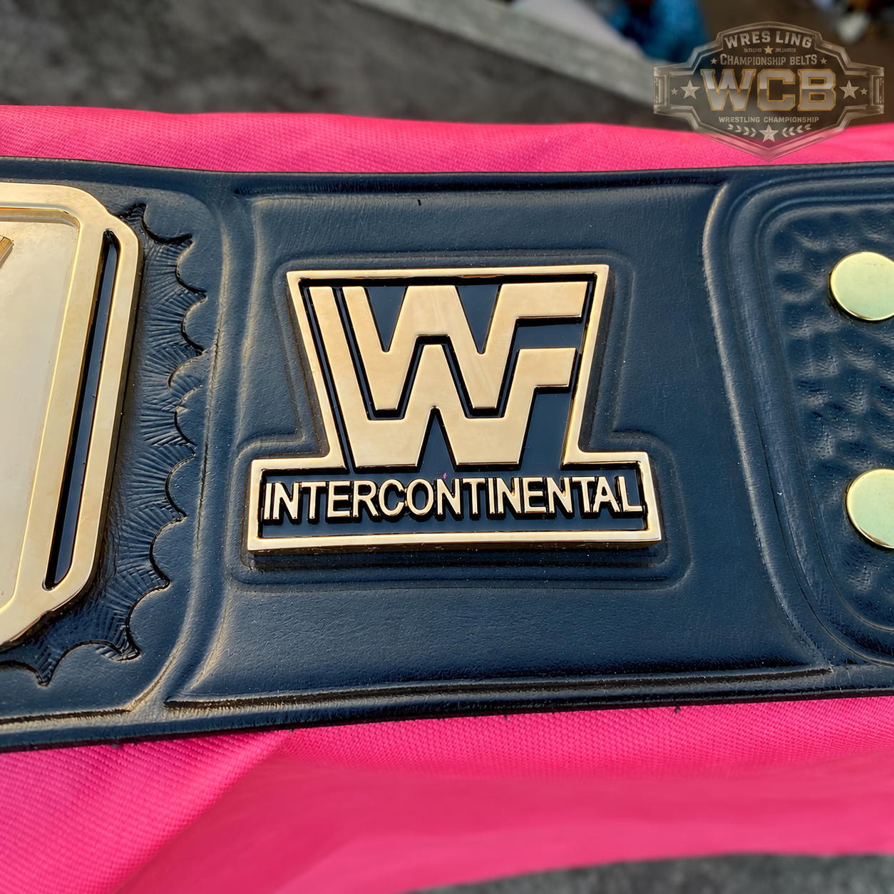 The 24K GOLD WWF Intercontinental World Premium CNC Championship Belt Replica
