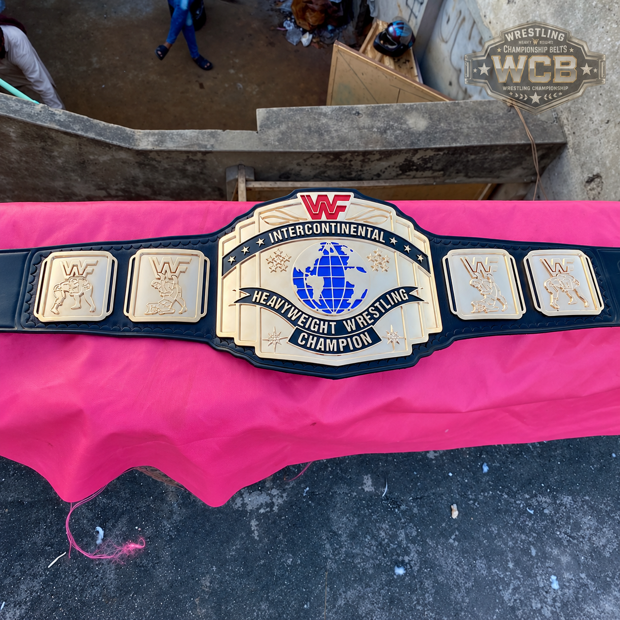 The 24K GOLD WWF Intercontinental World Premium CNC Championship Belt Replica