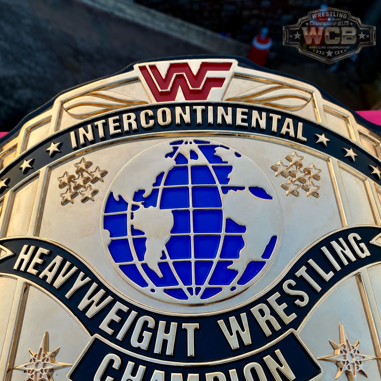 The 24K GOLD WWF Intercontinental World Premium CNC Championship Belt Replica