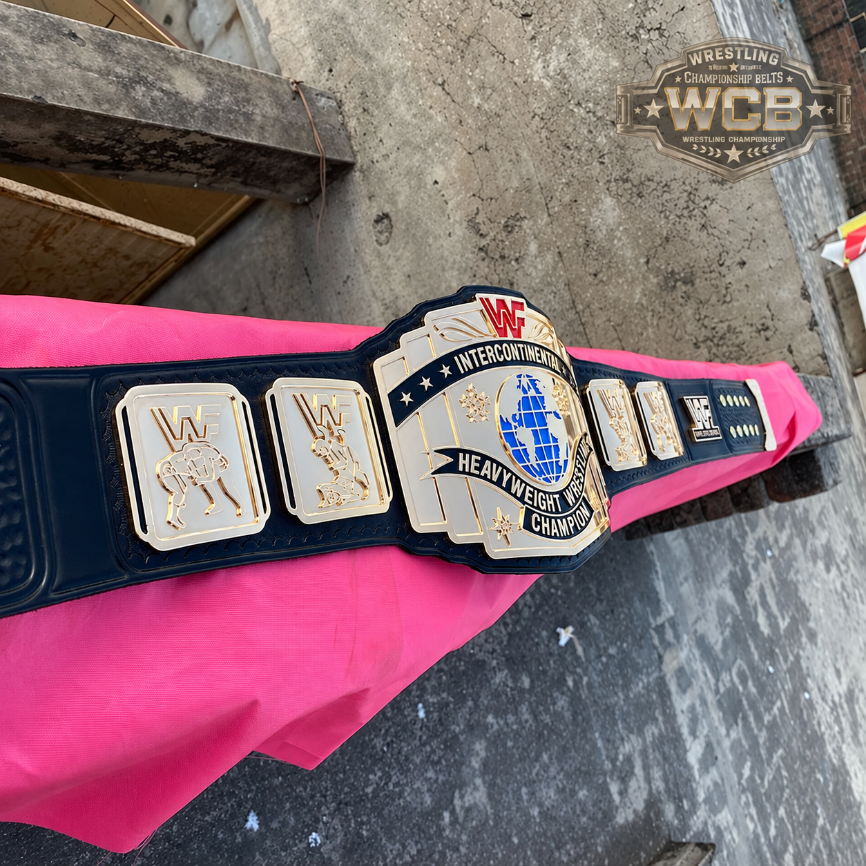 The 24K GOLD WWF Intercontinental World Premium CNC Championship Belt Replica