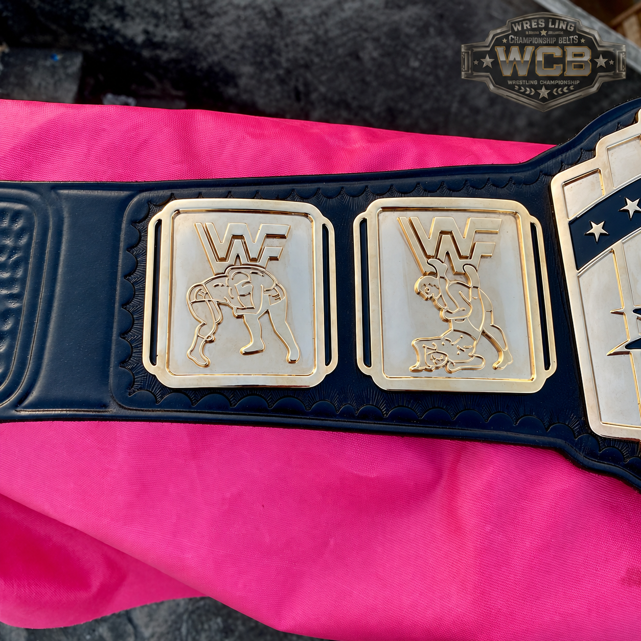 The 24K GOLD WWF Intercontinental World Premium CNC Championship Belt Replica