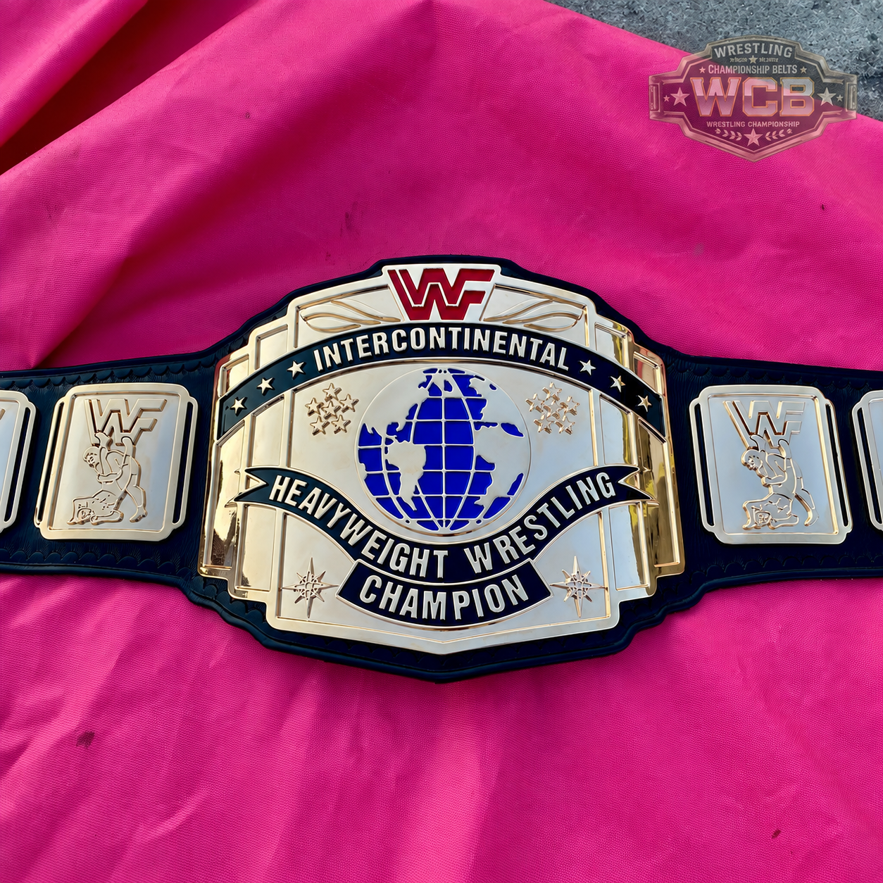 The 24K GOLD WWF Intercontinental World Premium CNC Championship Belt Replica