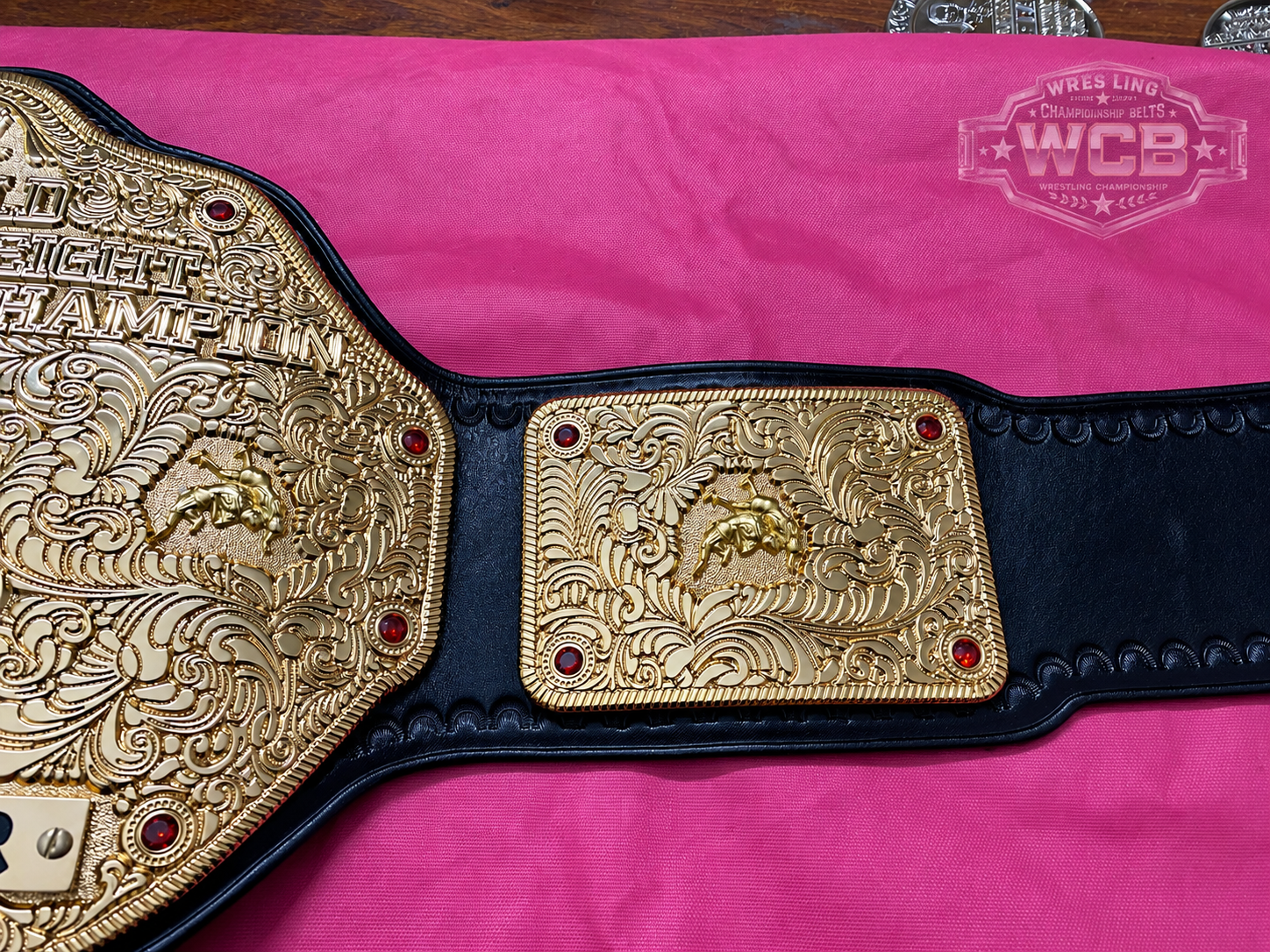 Undertaker World Heavyweight Wrestling Championship Belt – Black & Gold