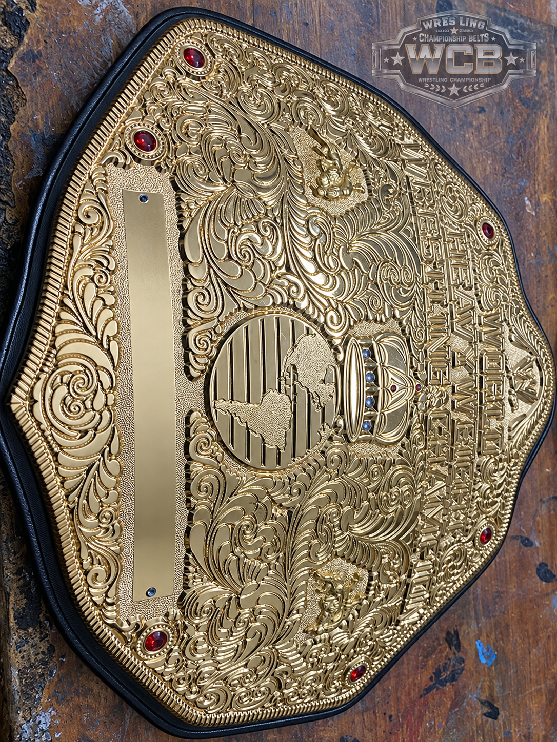 Undertaker World Heavyweight Wrestling Championship Belt – Black & Gold