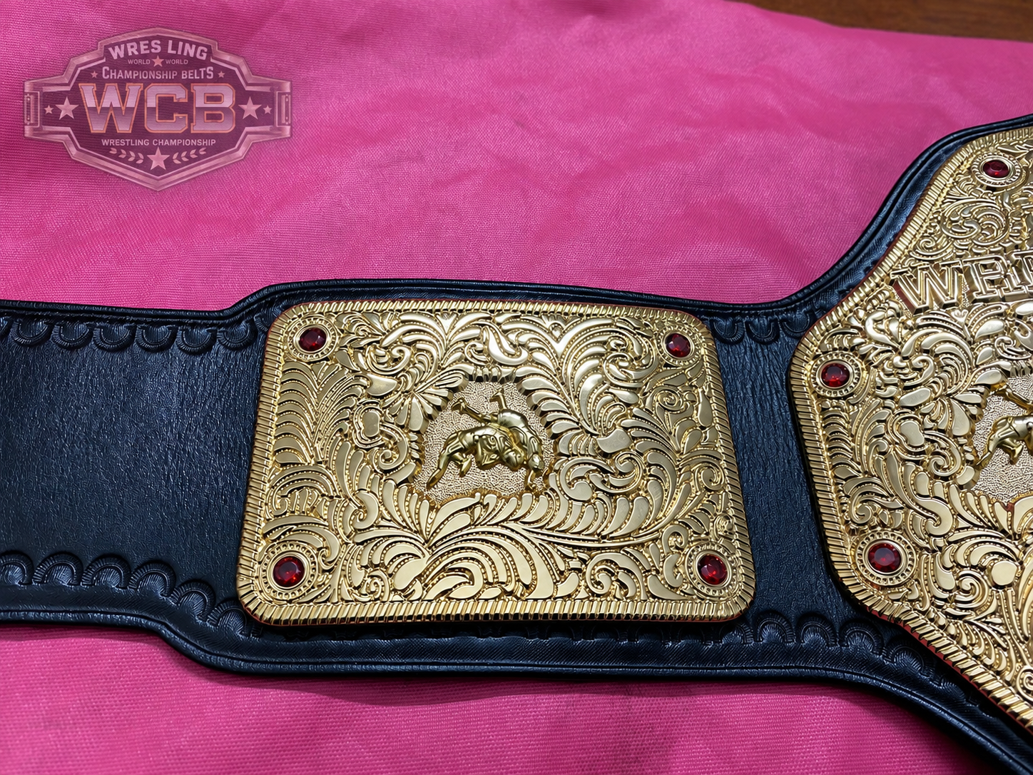 Undertaker World Heavyweight Wrestling Championship Belt – Black & Gold