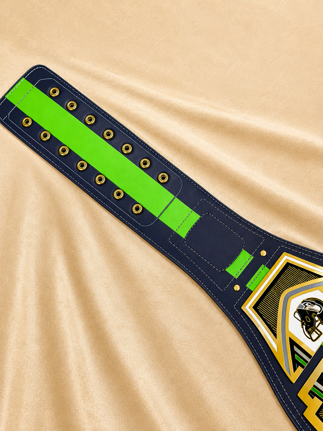 Seattle Seahawks Legacy Replica Wrestling Title Belt