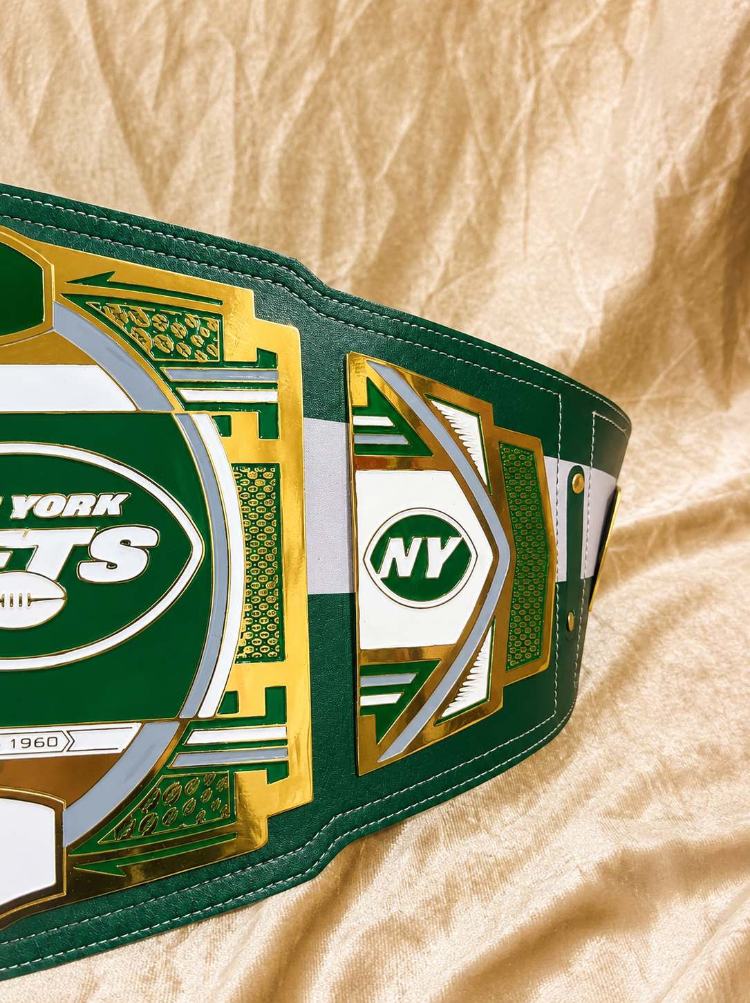 New York Jets Legacy Replica Wrestling Title Belt
