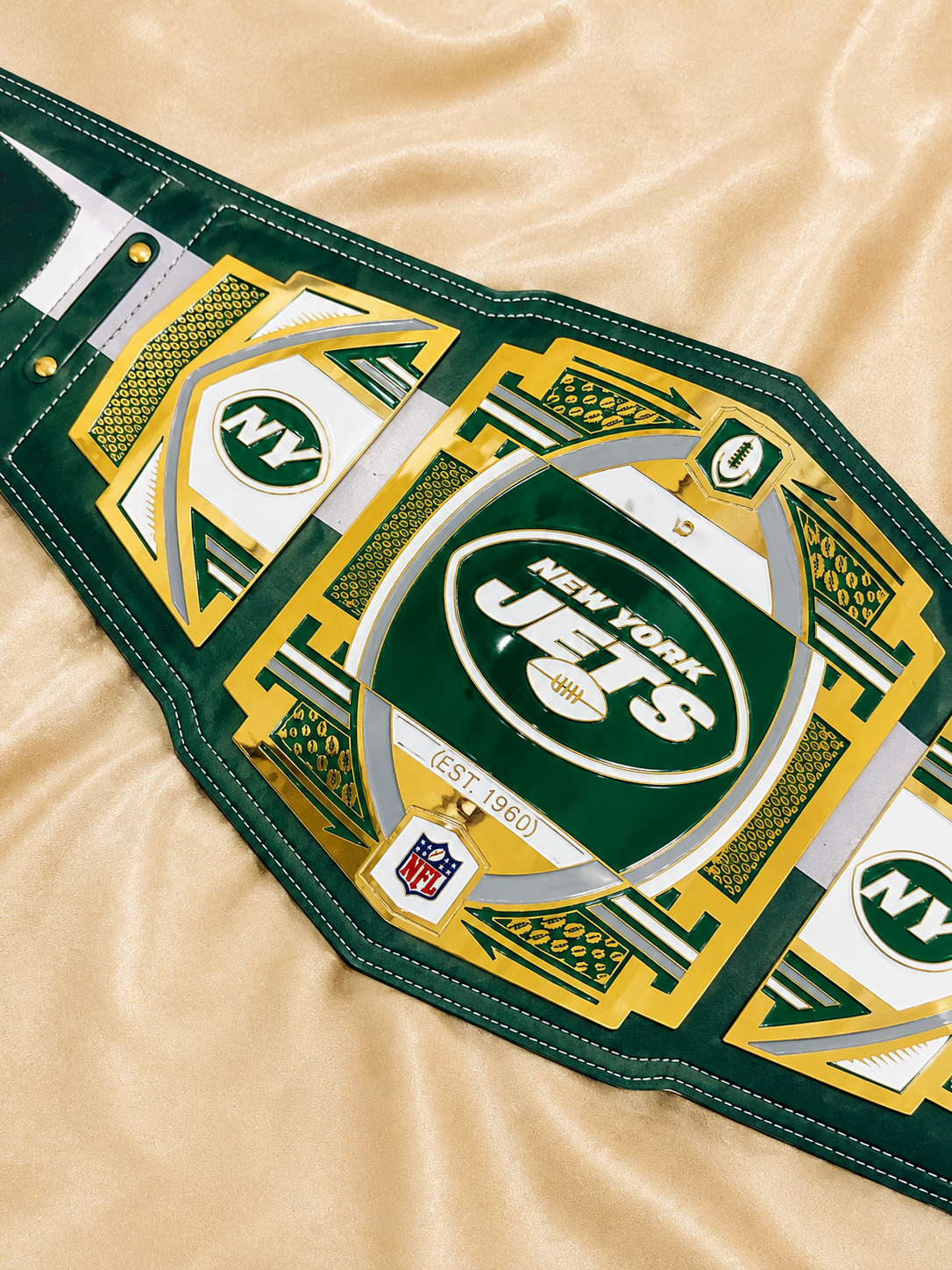 New York Jets Legacy Replica Wrestling Title Belt