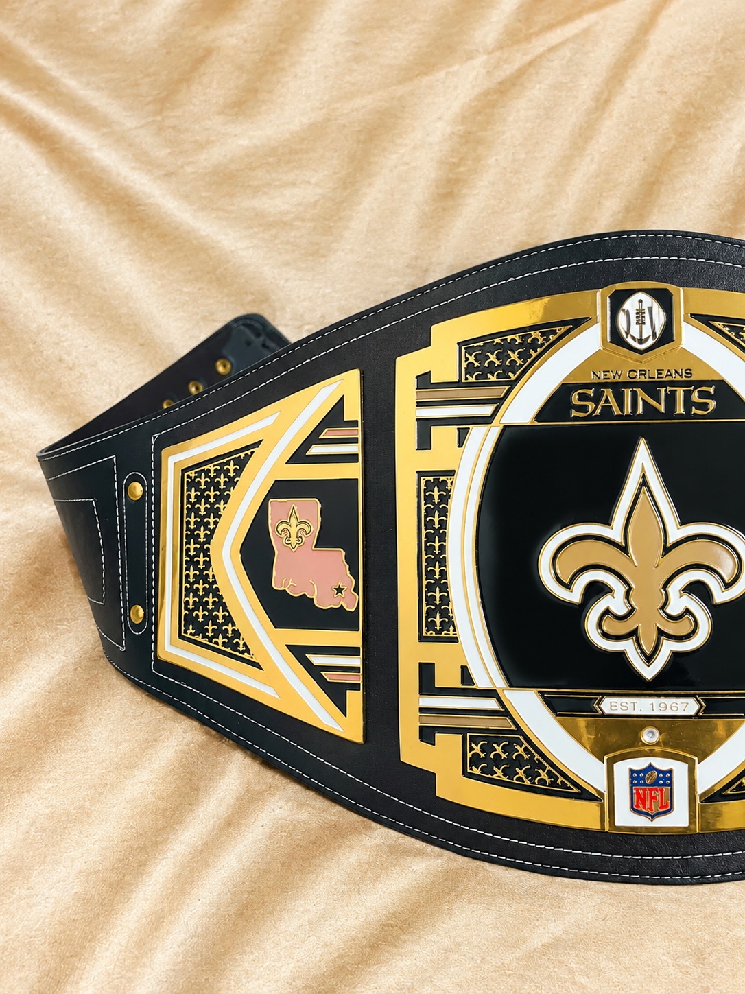 New Orleans Saints Legacy Replica Wrestling Title Belt