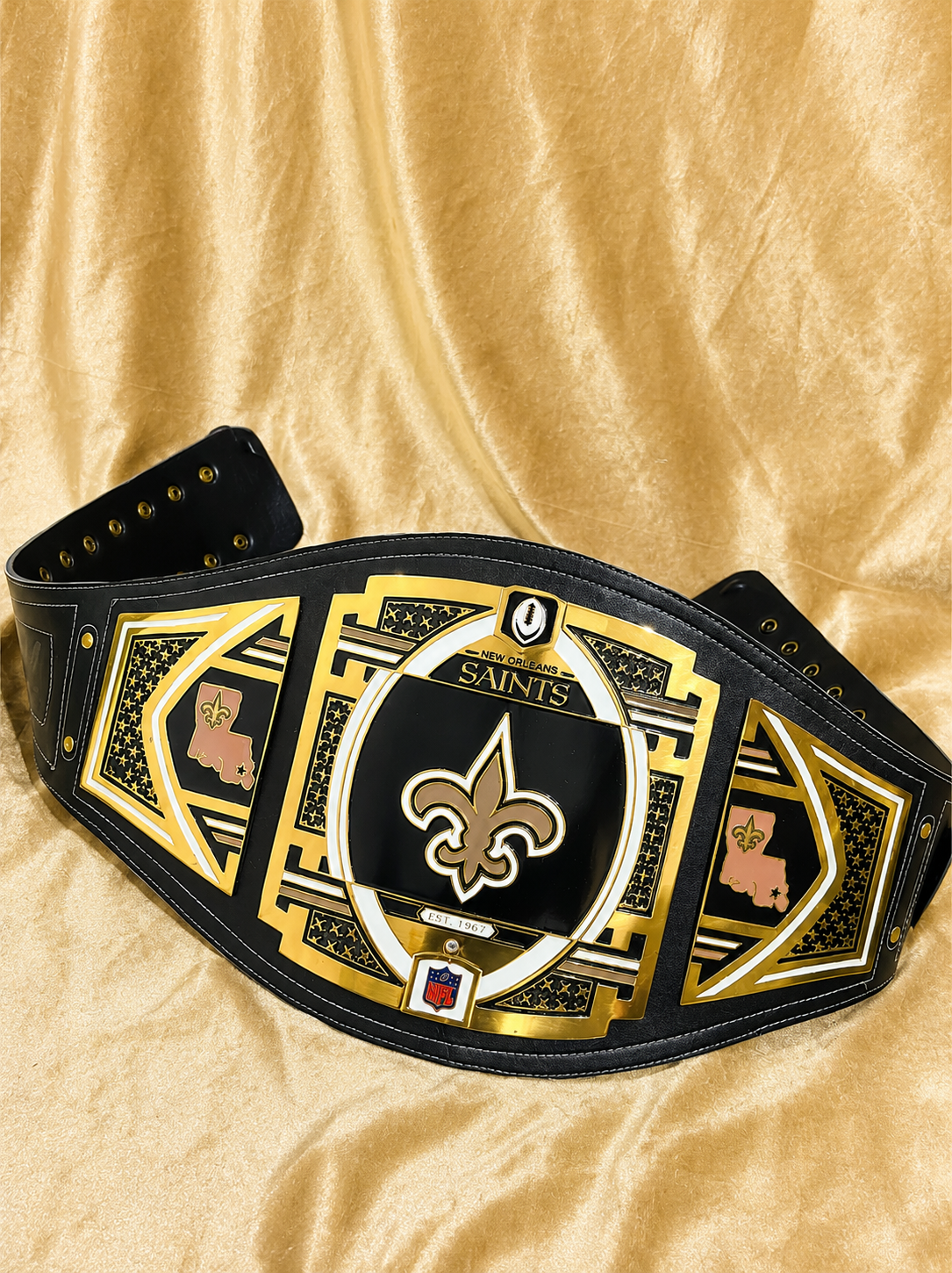 New Orleans Saints Legacy Replica Wrestling Title Belt