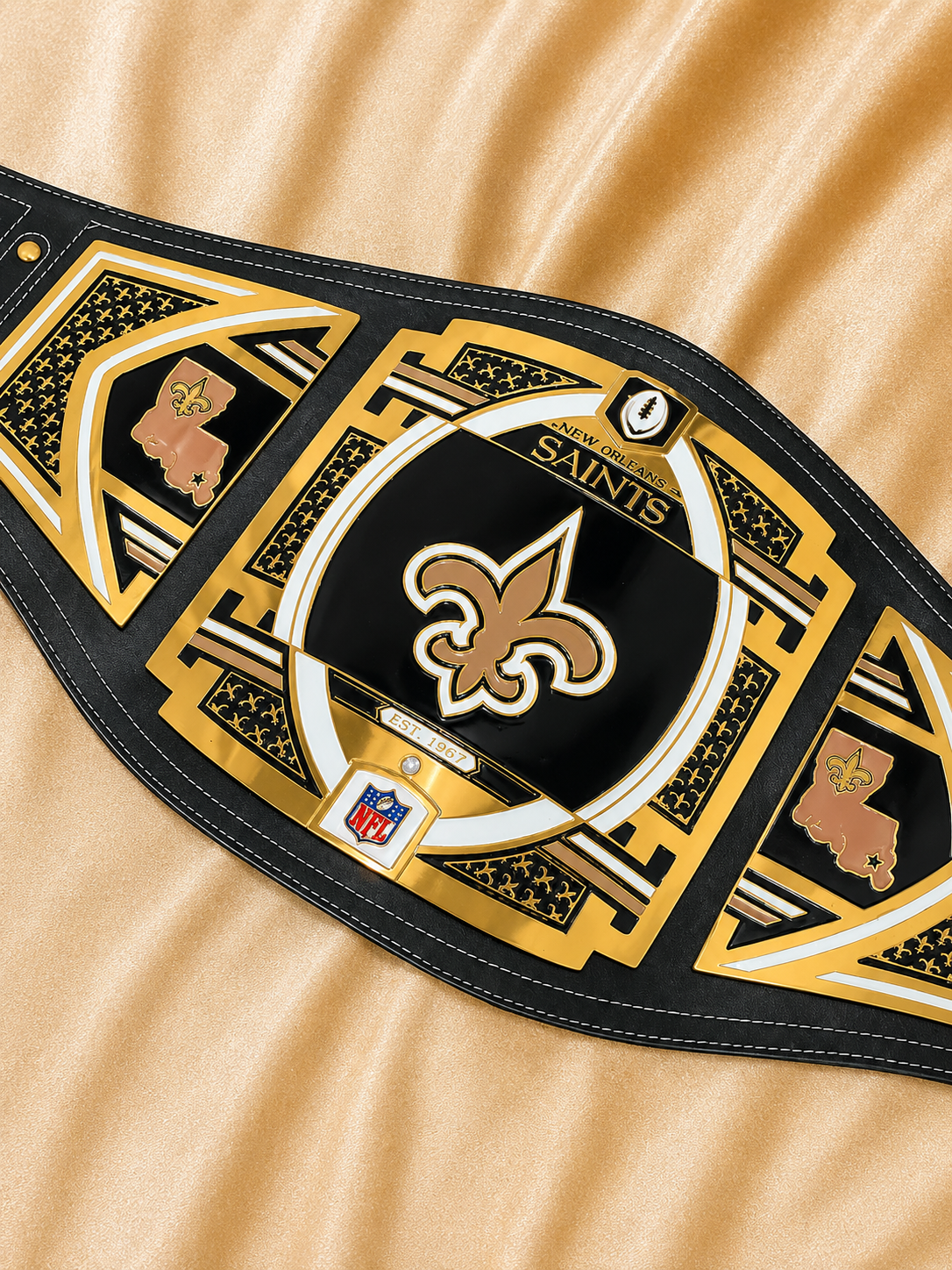 New Orleans Saints Legacy Replica Wrestling Title Belt