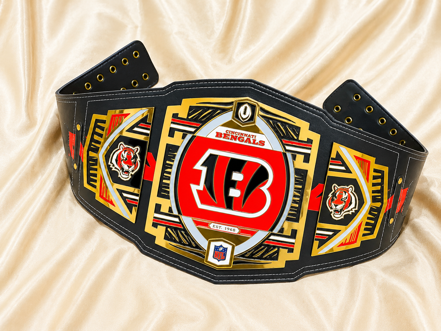 Cincinnati Bengals Legacy Replica Wrestling Title Belt