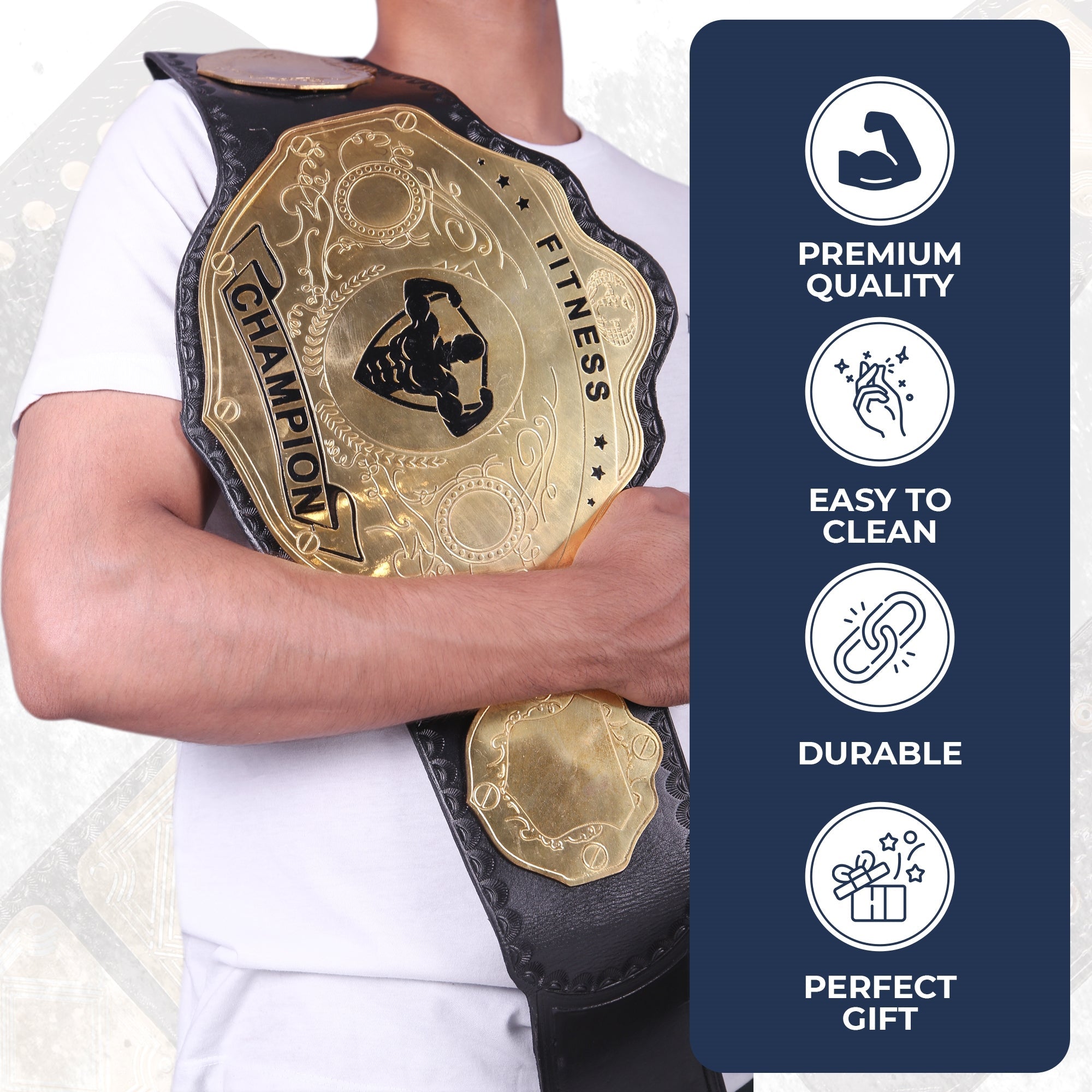 Weightlifting & Fitness Custom Championship Belt