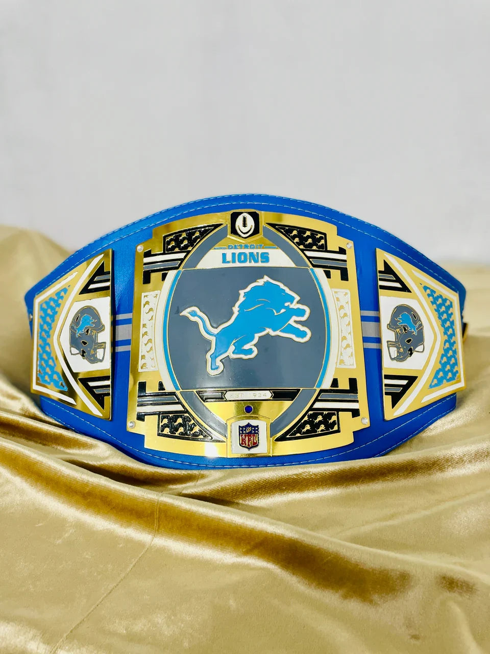 Detroit Lions Legacy Replica Wrestling Title Belt