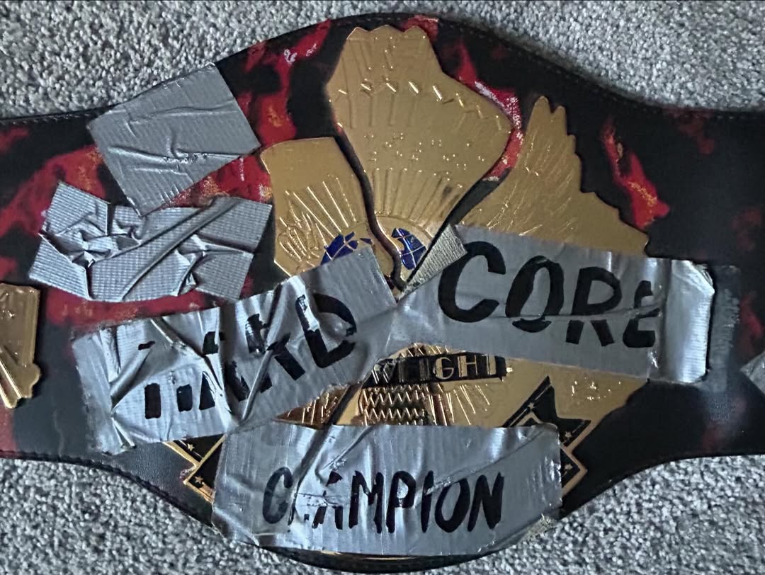 Handmade WWF Hardcore Heavyweight Championship Belt