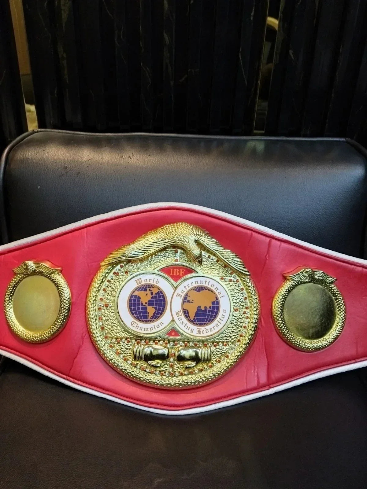 IBF World Boxing Champion Belt Adult Full Size 3D Replica