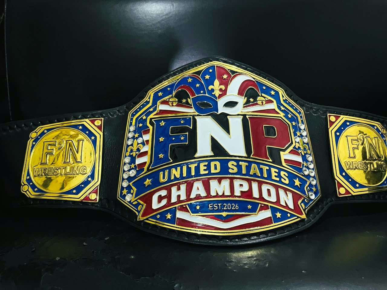 New custom FNP UNITED STATES CHAMPION BELT