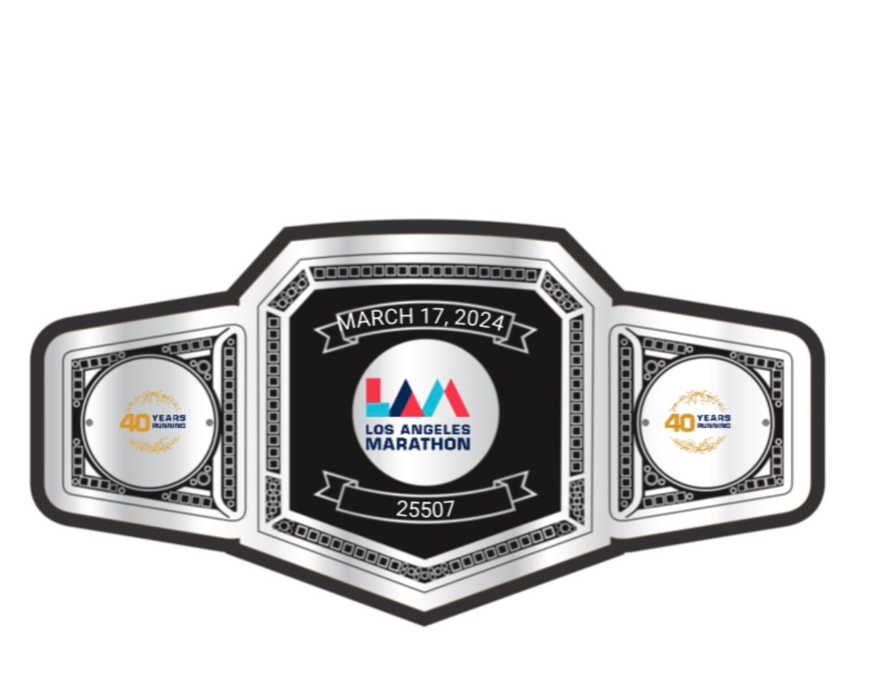Los angle’s championship custom championship belts