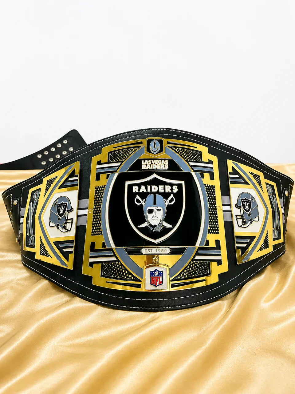 Las Vegas Raiders Legacy Replica Wrestling Title Belt