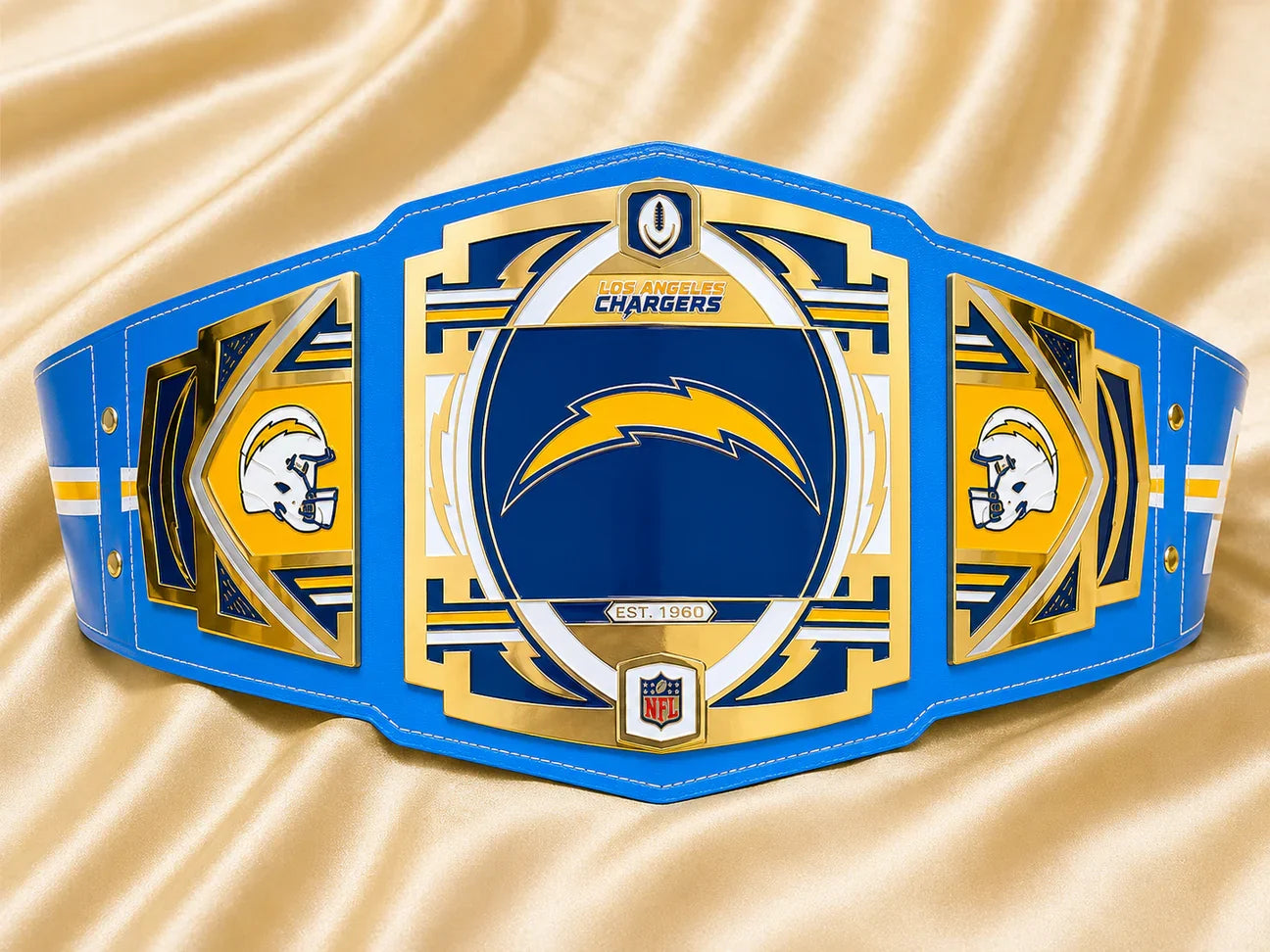 Los Angeles Chargers Legacy Replica Wrestling Title Belt