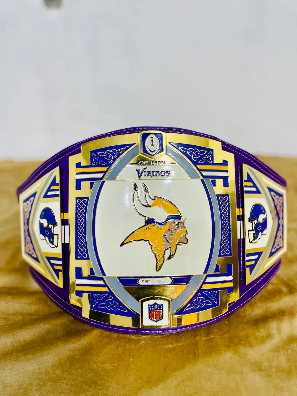 Minnesota Vikings Legacy Replica Wrestling Title Belt