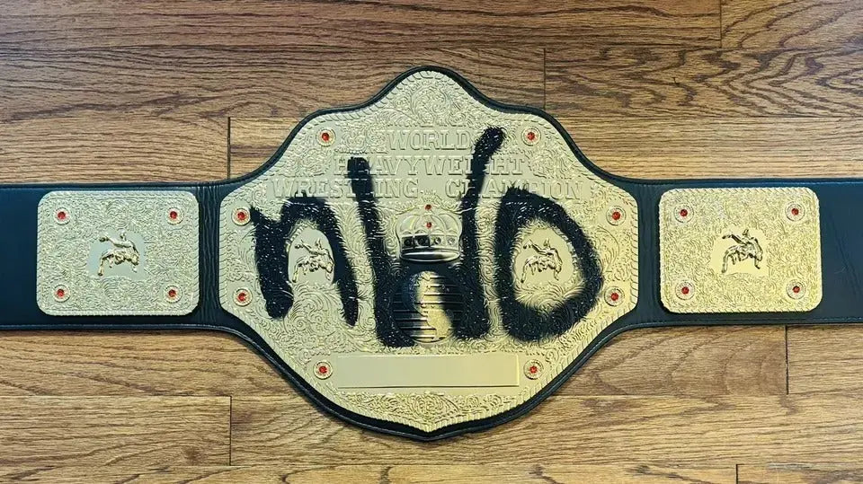 NWO BIG GOLD Brass Championship Belt