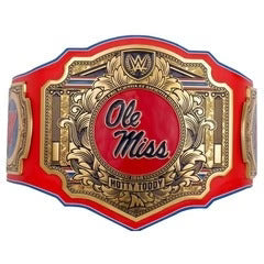 Ole Miss Rebels College Legacy Title Belt
