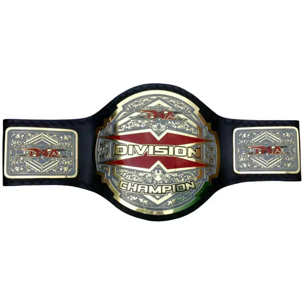 tna x division heavyweight wrestling title belt