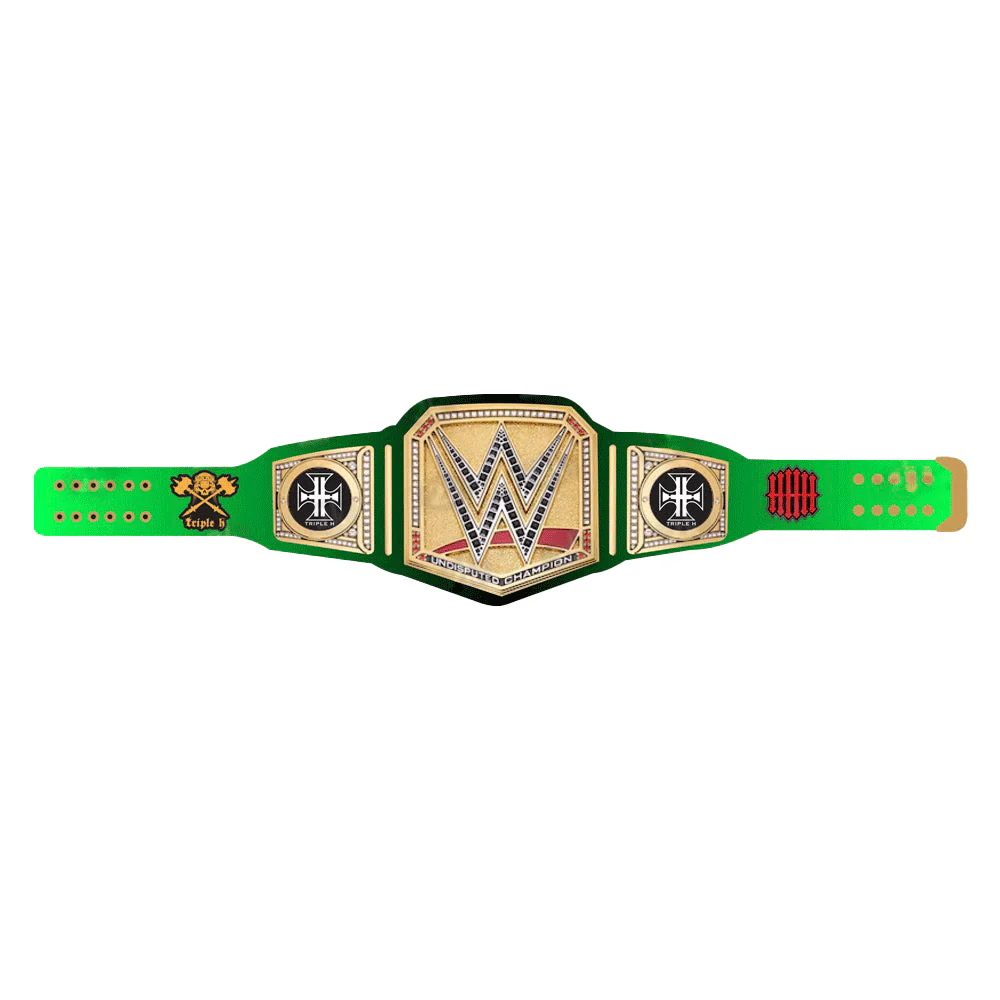 Triple H The Game Green Strap Belt – Signature Series Championship Replica