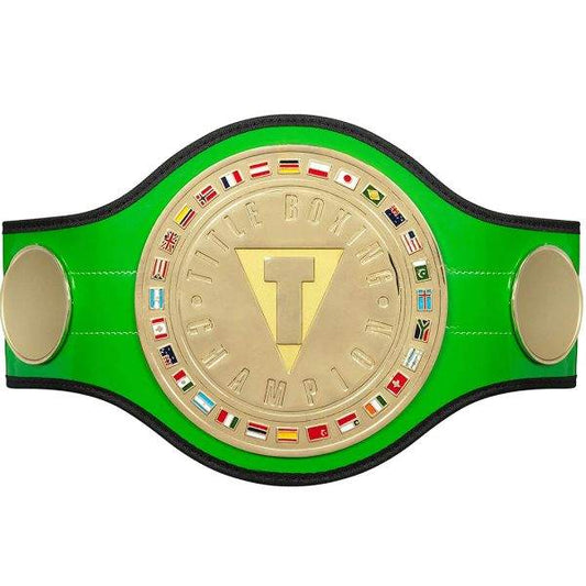 Green Title Boxing Championship Belt