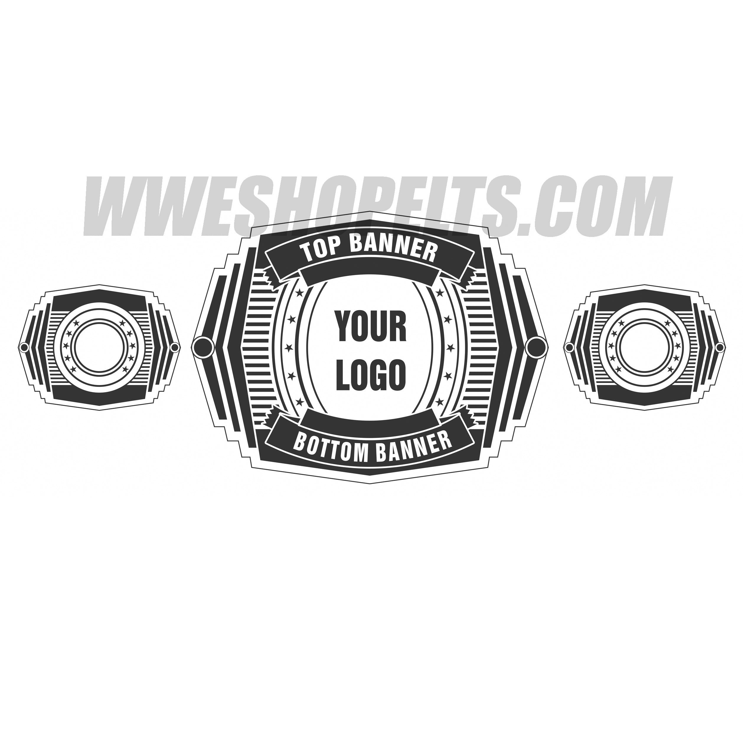 Custom Belts, Add Your Name Plate on Customizable Championship Belts for Halloween, Christmas, Valentine's, Skull Bone