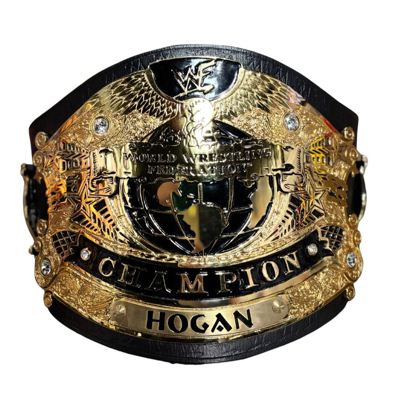 Hulk Hogan Undisputed World Heavyweight Championship Title Belt Replica Autographed