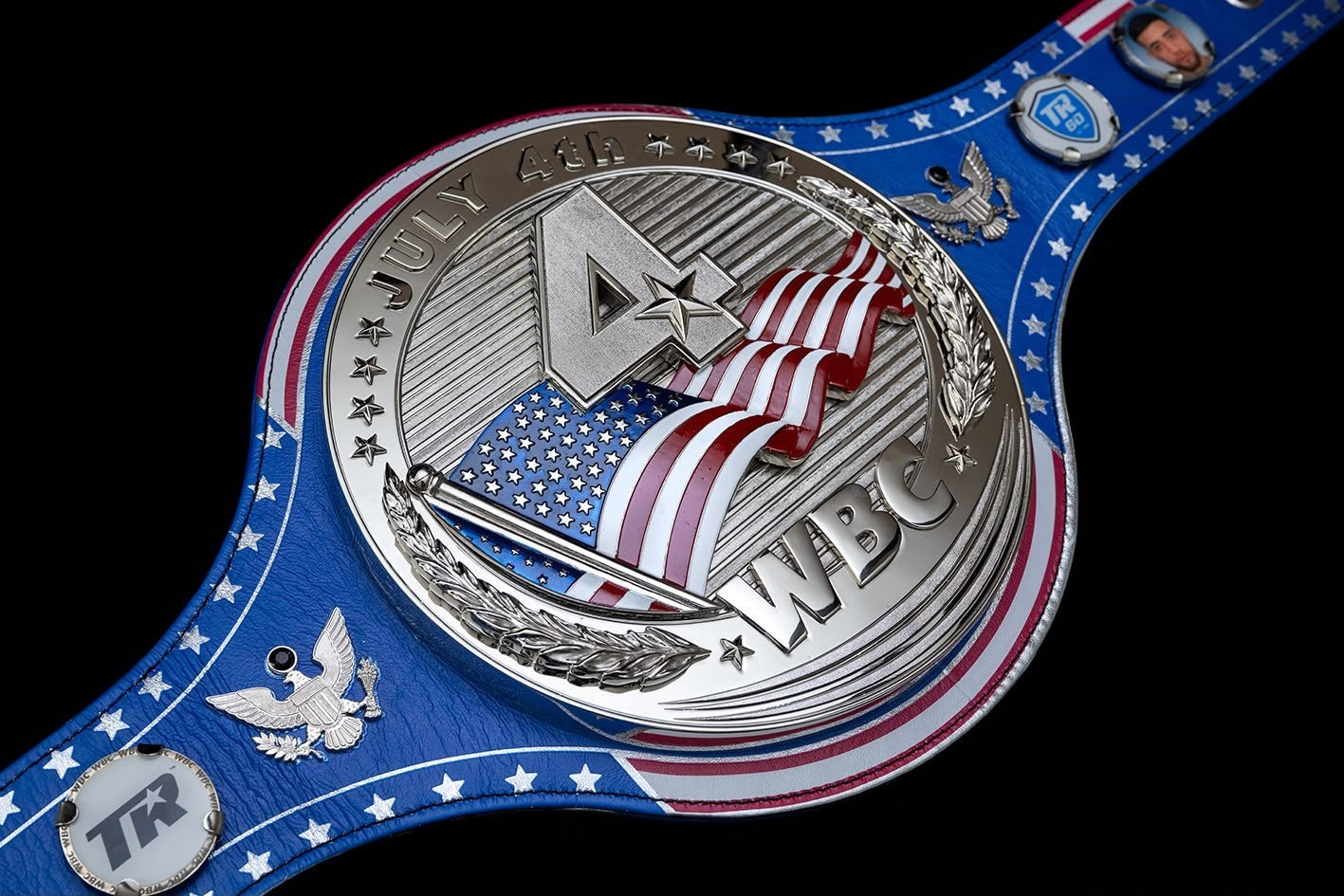 WBC July 4th Commemorative Championship Belt Replica – Premium Brass Boxing Title with Real Leather Strap